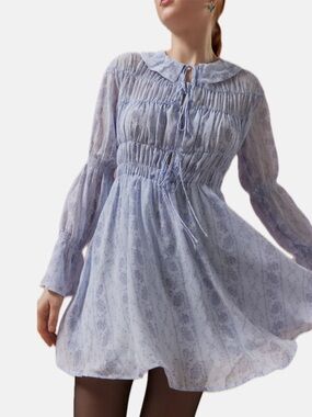 Kimchi Blue Lonie Smocked Mini Dress